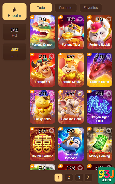Jogos no 93j.com: Diversão Elevada com Altos Premiações